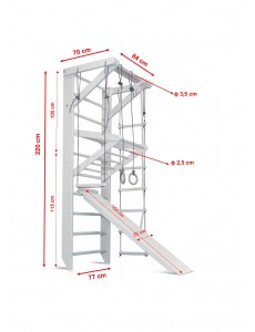  Višina: Višina 220 cm