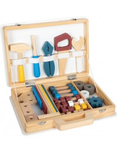 Otroški leseni kovček z orodjem »Delavnica« Otroški leseni kovček z orodjem »Delavnica«