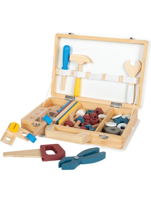 Otroški leseni kovček z orodjem »Delavnica« Otroški leseni kovček z orodjem »Delavnica«