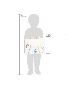 Otroški leseni kovček z orodjem »Delavnica« Otroški leseni kovček z orodjem »Delavnica«