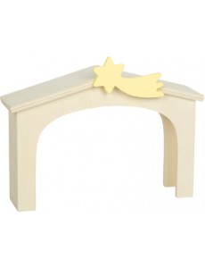 Lesene jaslice »Božična zgodba« – komplet figuric za otroke 3+